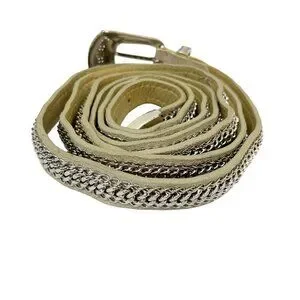 Nanni | Accessories | Nanni Genuine Leather Chain Link Belt  display picture 1